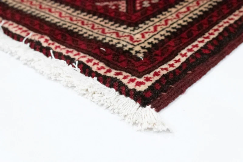 Belutsch Teppich 68 x 83 cm - rot