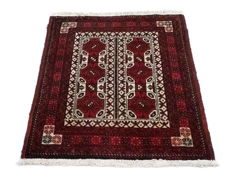 Belutsch Teppich 63 x 78 cm - rot