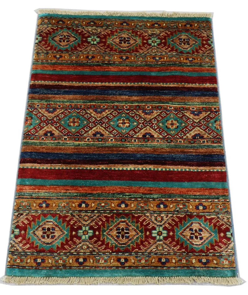 Ziegler Teppich 64 x 89 cm - mehrfarbig
