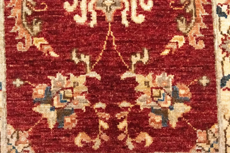 Ziegler Teppich 63 x 100 cm - rot