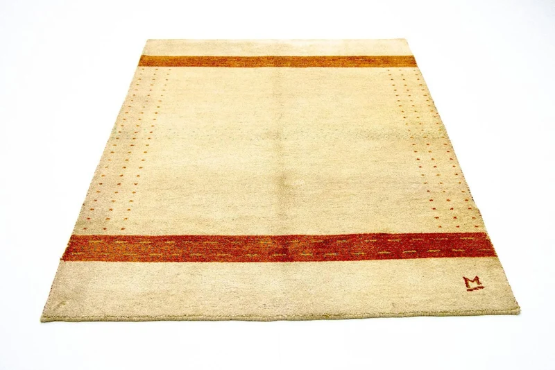 Gabbeh Teppich - Indus 139 x 195 cm - beige
