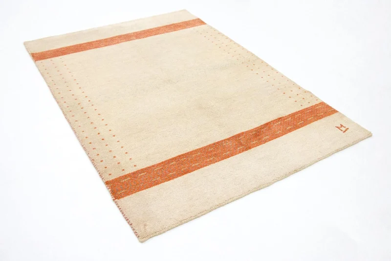 Gabbeh Teppich - Indus 139 x 195 cm - beige