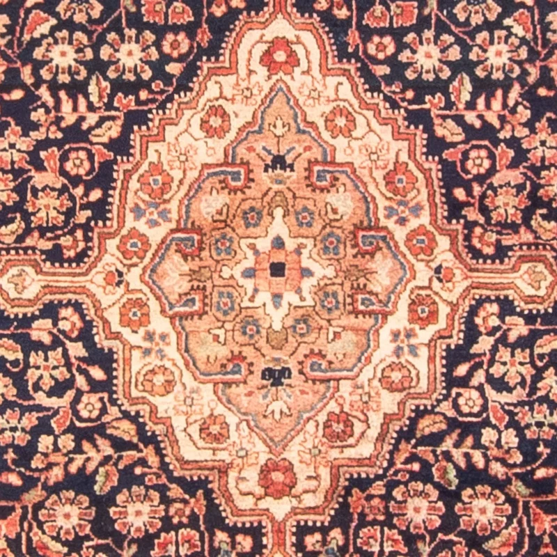 Perserteppich - Nomadic - 103 x 146 cm - dunkelblau