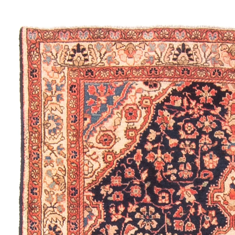 Perserteppich - Nomadic - 103 x 146 cm - dunkelblau