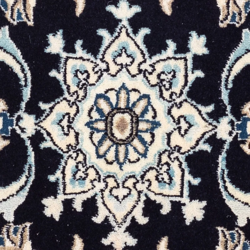 Perserteppich - Nain 66 x 139 cm - dunkelblau