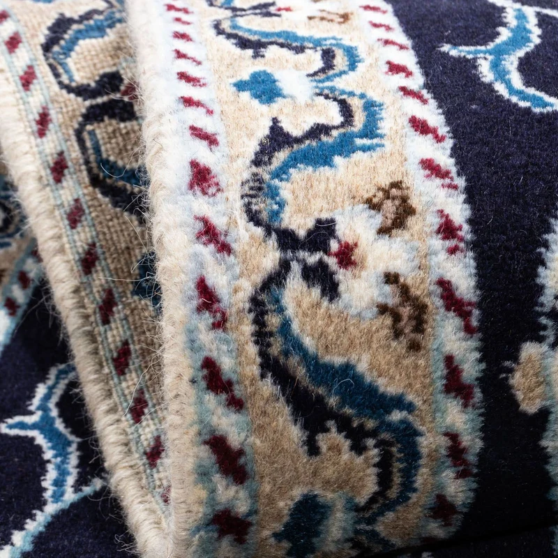 Perserteppich - Nain 66 x 139 cm - dunkelblau