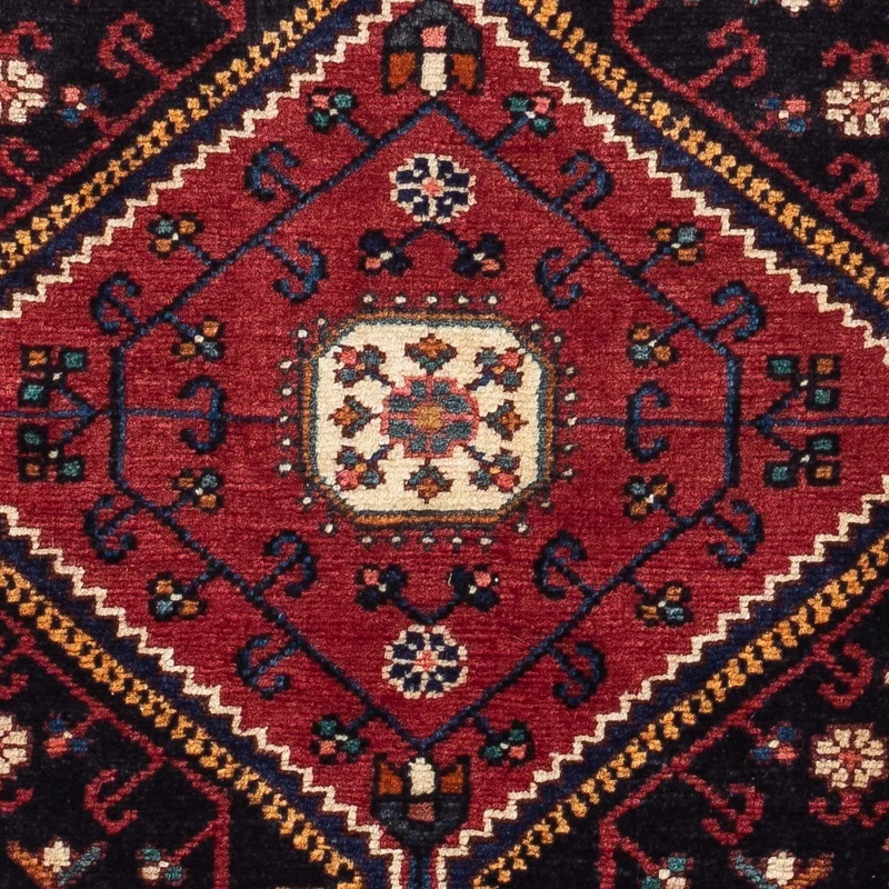 Perserteppich - Nomadic 78 x 122 cm - dunkelblau
