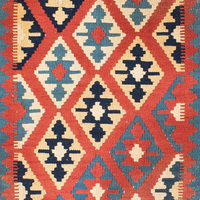 Kelim Teppich - Oriental 102 x 165 cm - rot
