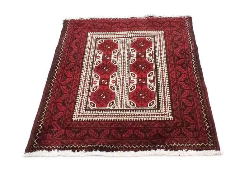 Belutsch Teppich 70 x 95 cm - rot