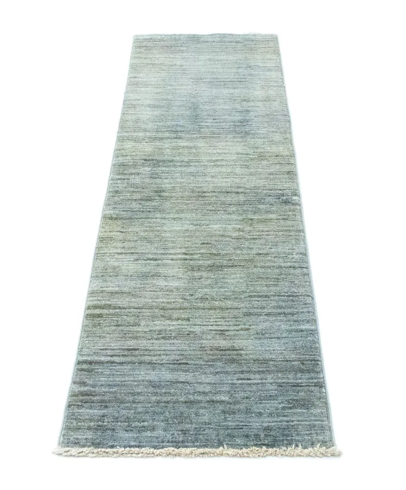 Ziegler Teppich - Modern 51 x 165 cm - blau