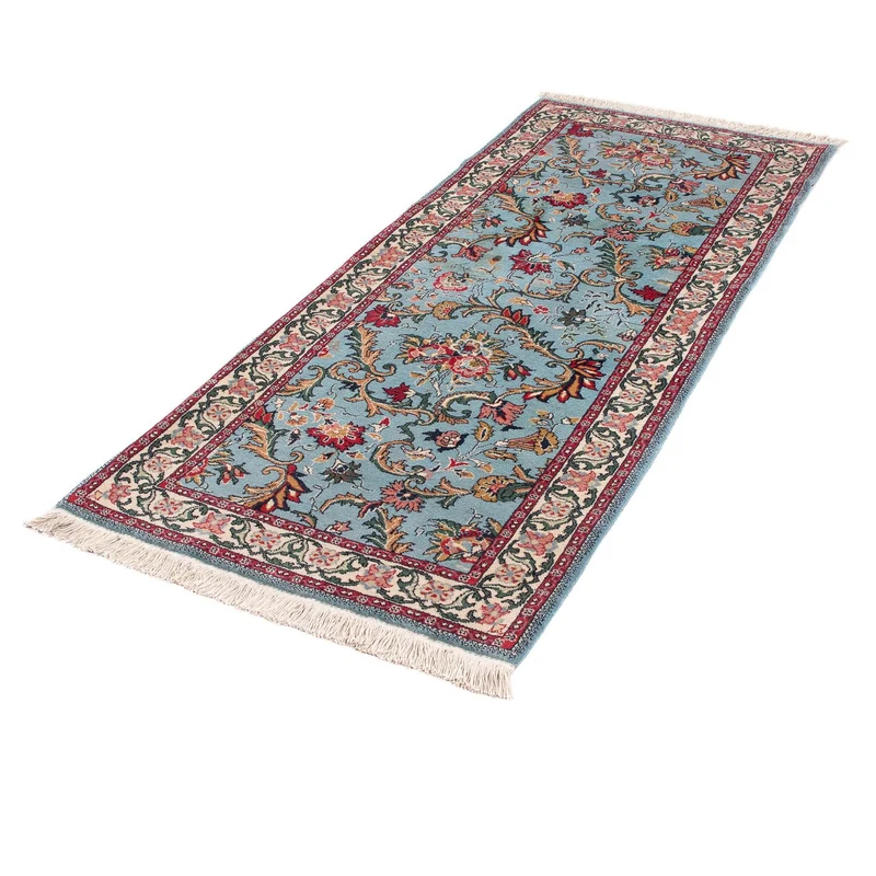 Orientteppich - Indus 81 x 194 cm - hellblau