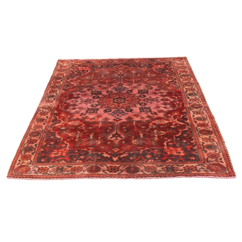 Orientteppich 162 x 210 cm - hellrot