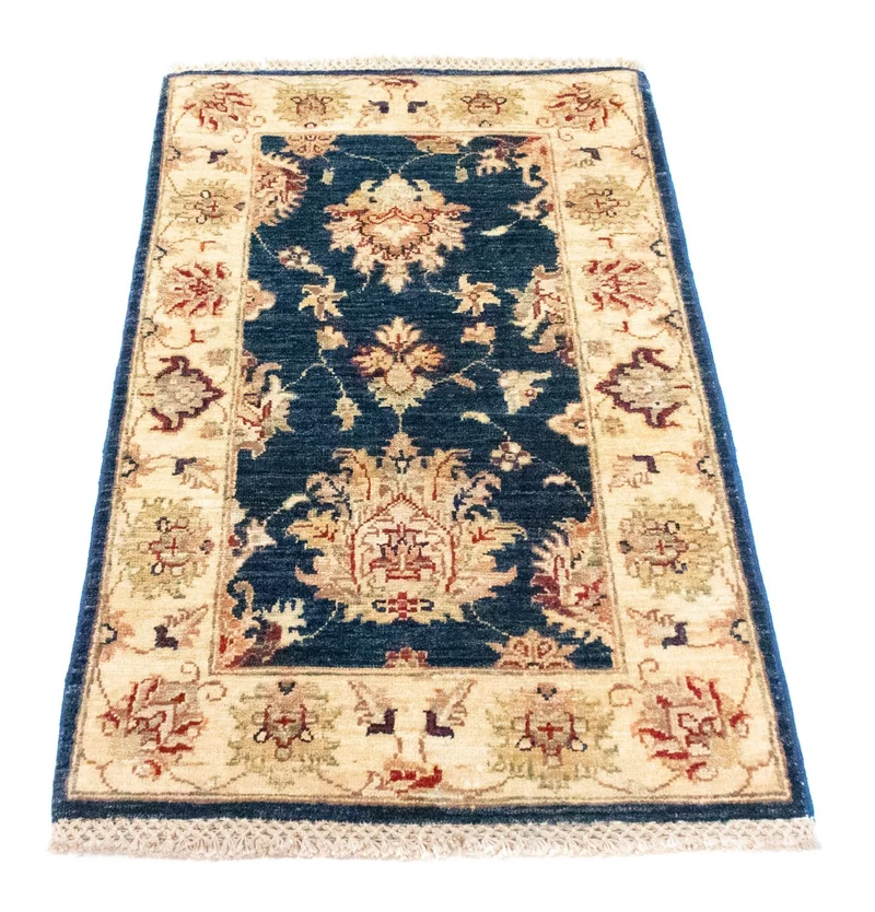 Ziegler Teppich 60 x 102 cm - blau