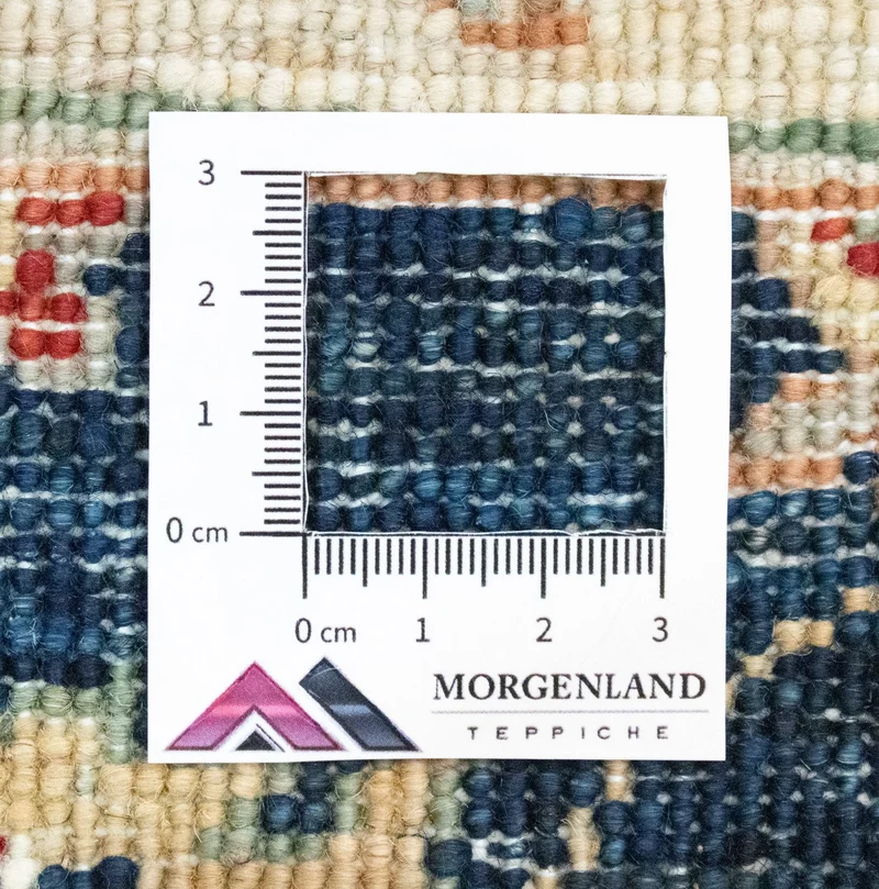 Ziegler Teppich 60 x 102 cm - blau