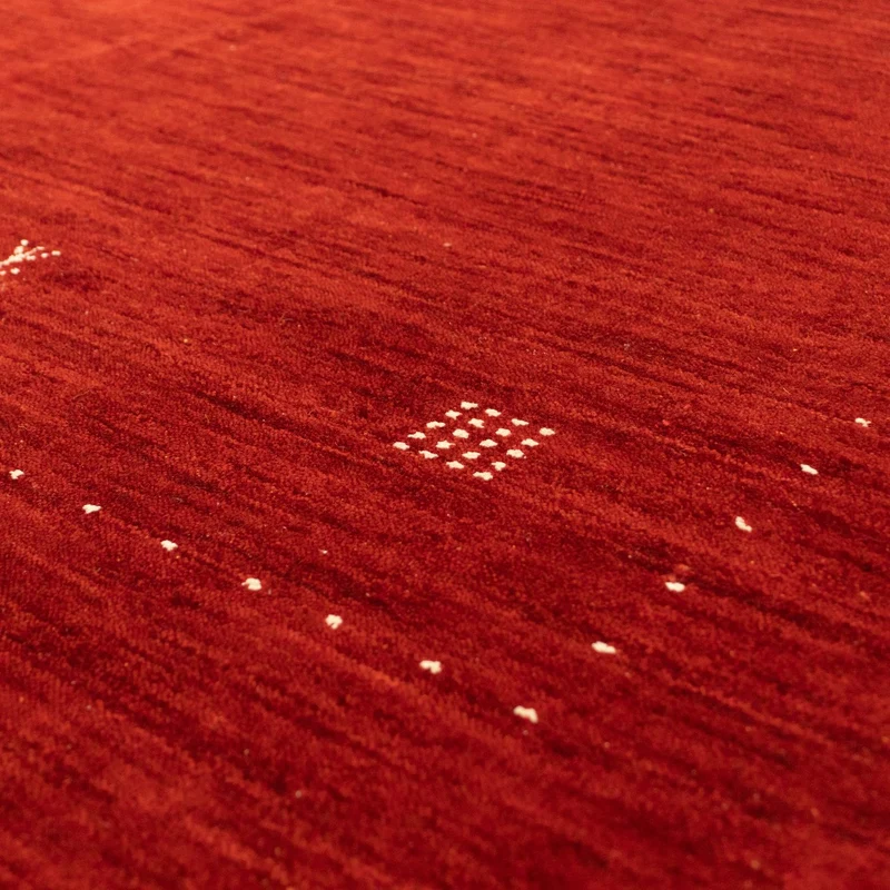 Gabbeh Teppich - Softy 140 x 200 cm - rot