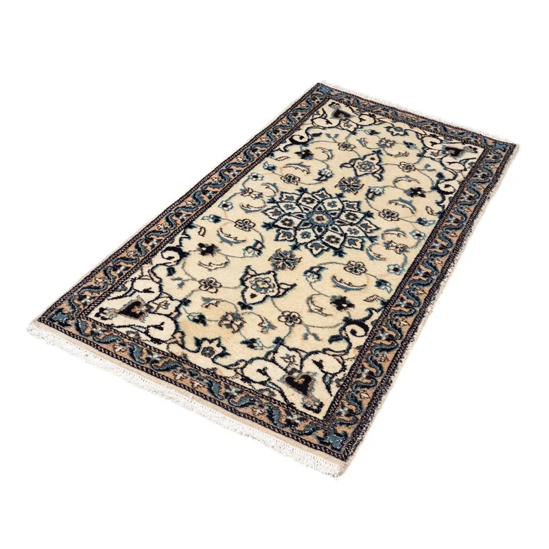 Perserteppich - Nain 70 x 139 cm - beige