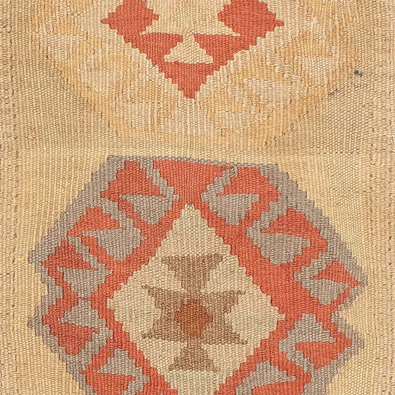 Kelim Teppich - Splash 67 x 199 cm - beige
