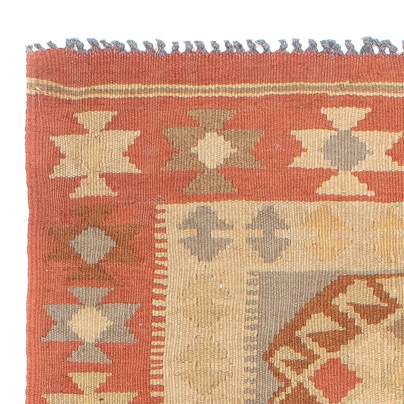 Kelim Teppich - Splash 67 x 199 cm - beige