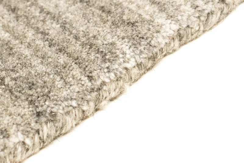 Nepal Teppich 70 x 140 cm Teppichbrücke - silber