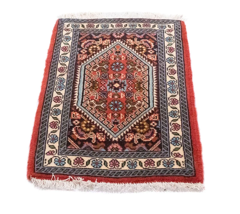 Perserteppich - Bidjar 40 x 60 cm - rot