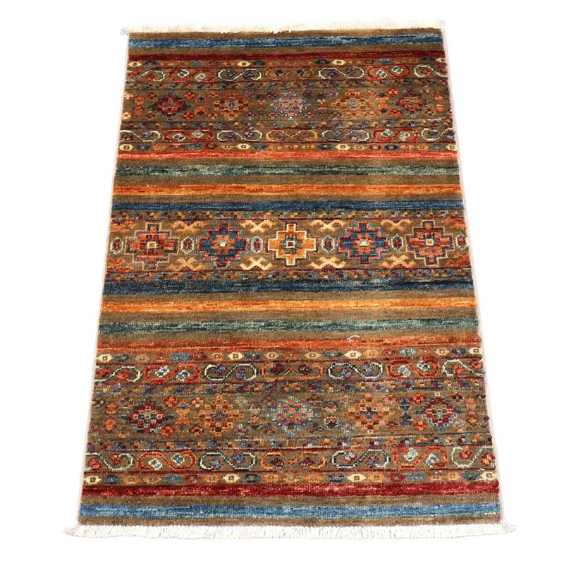 Ziegler Teppich 63 x 94 cm - braun