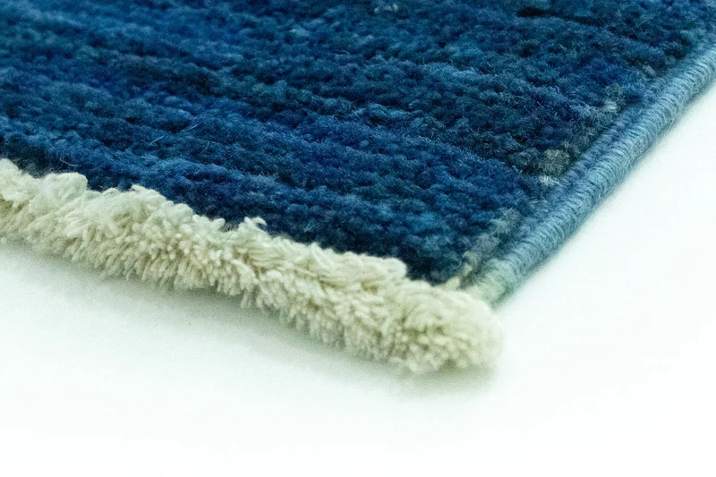 Ziegler Teppich - Modern 50 x 167 cm - blau