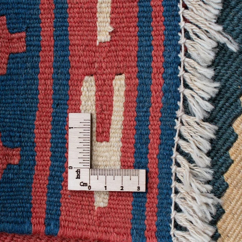 Kelim Teppich - Oriental 97 x 150 cm - dunkelrot