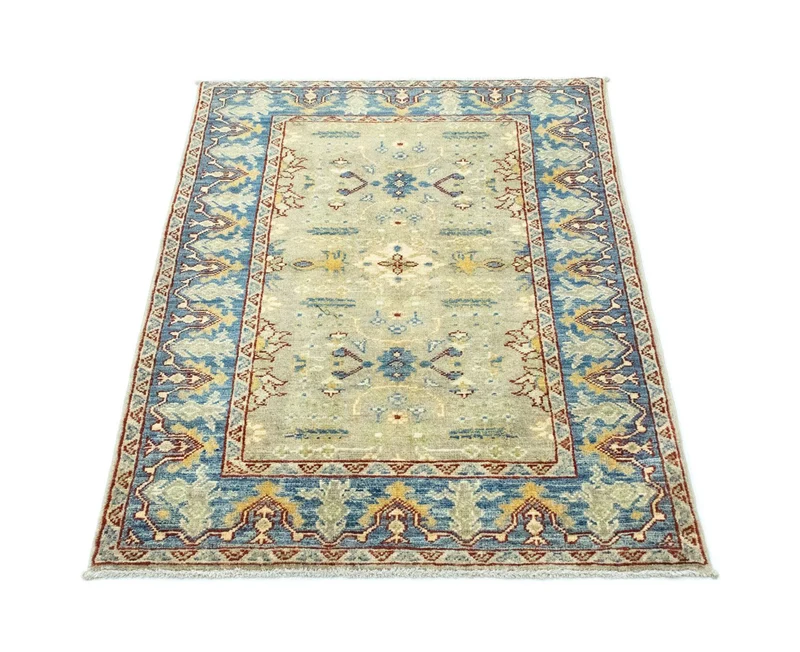 Ziegler Teppich - Modern 80 x 115 cm - hellgrün