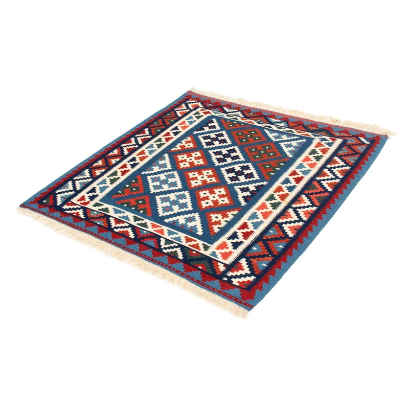Kelim Teppich - Oriental 101 x 104 cm - blau