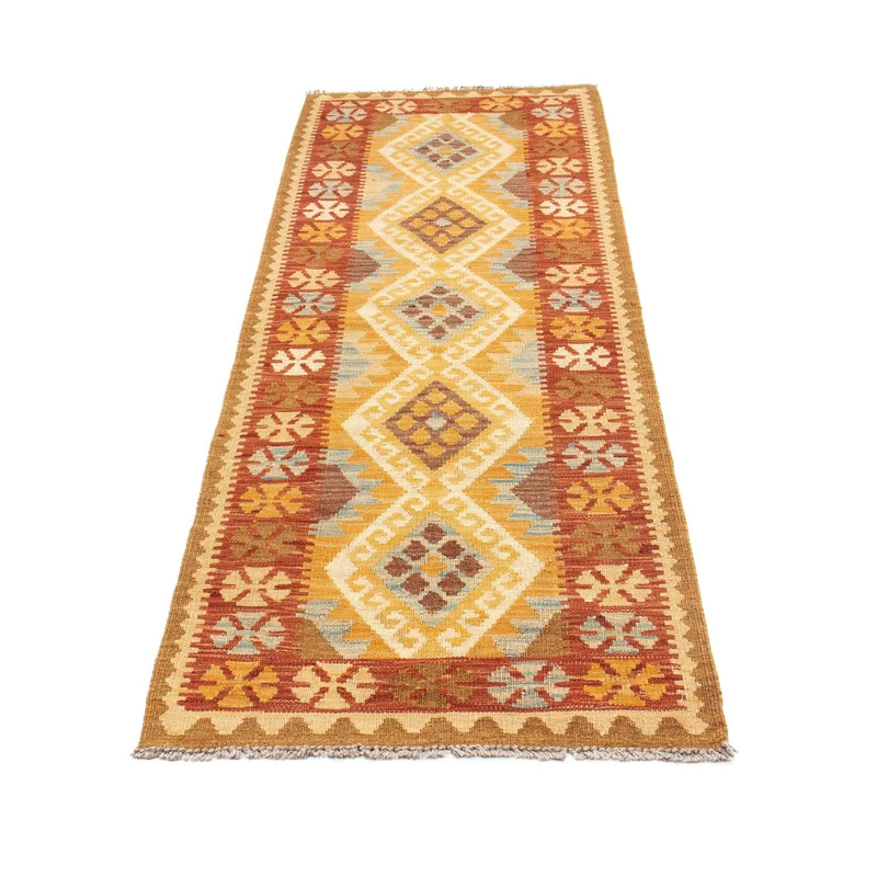 Kelim Teppich - Oriental 67 x 206 cm - hellbraun