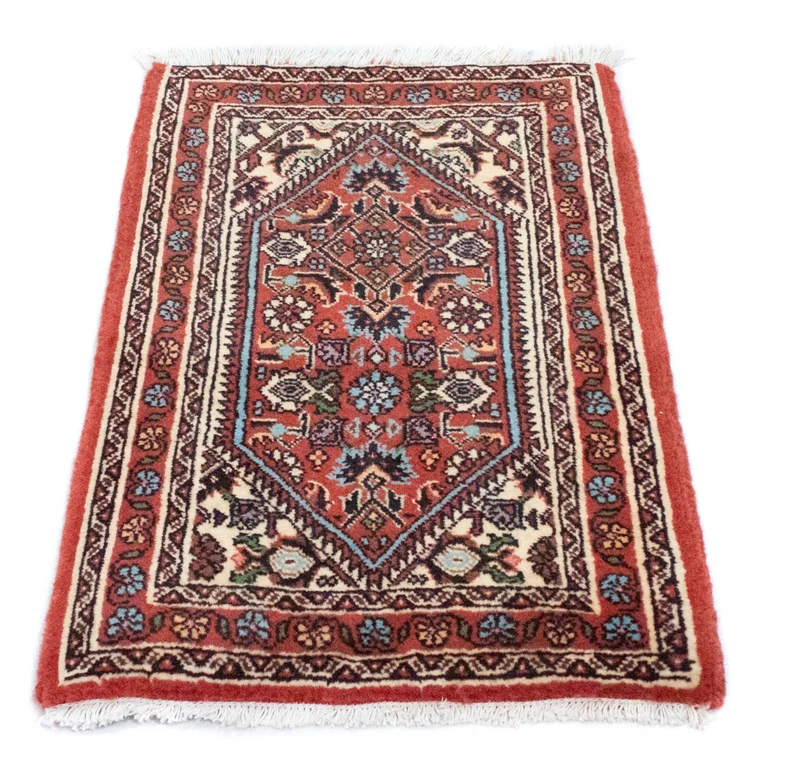 Perserteppich - Bidjar 40 x 60 cm - rot