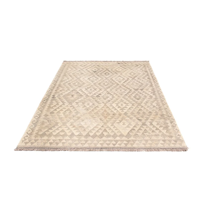 Kelim Teppich - Splash 154 x 210 cm - beige