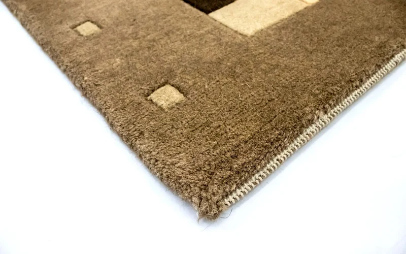 Nepal Teppich 141 x 201 cm - braun