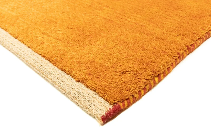 Gabbeh Teppich - Perser 80 x 94 cm - gold