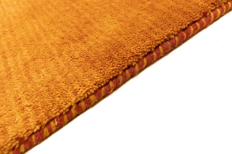 Gabbeh Teppich - Perser 80 x 94 cm - gold