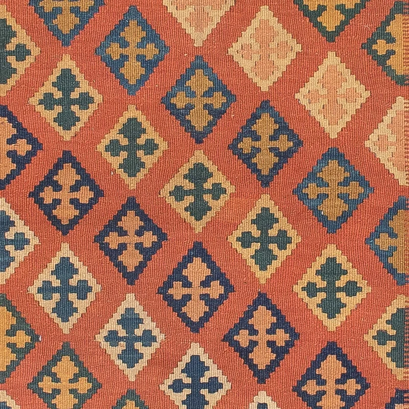 Kelim Teppich - Oriental 108 x 155 cm - mehrfarbig