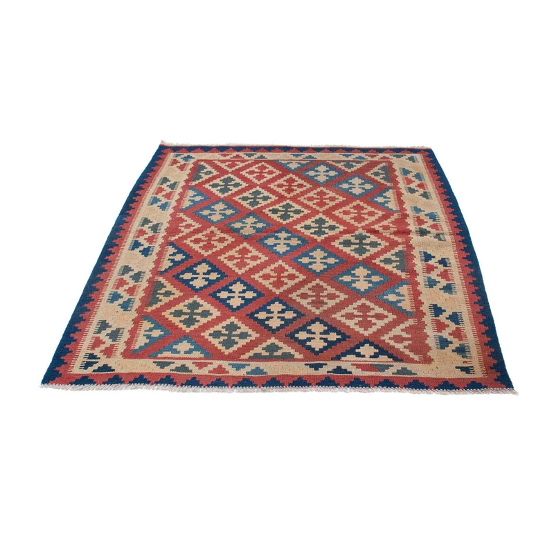Kelim Teppich - Oriental 117 x 143 cm - mehrfarbig