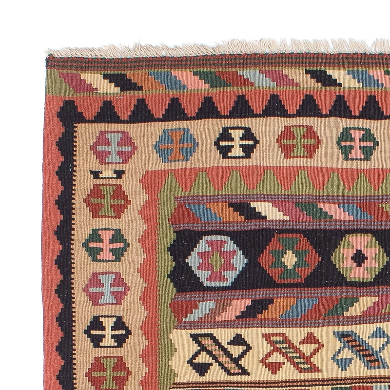 Kelim Teppich - Oriental 105 x 144 cm - mehrfarbig