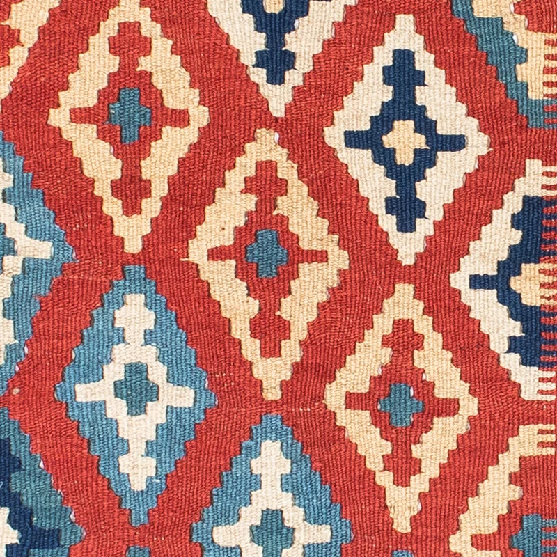 Kelim Teppich - Oriental 100 x 152 cm - rot