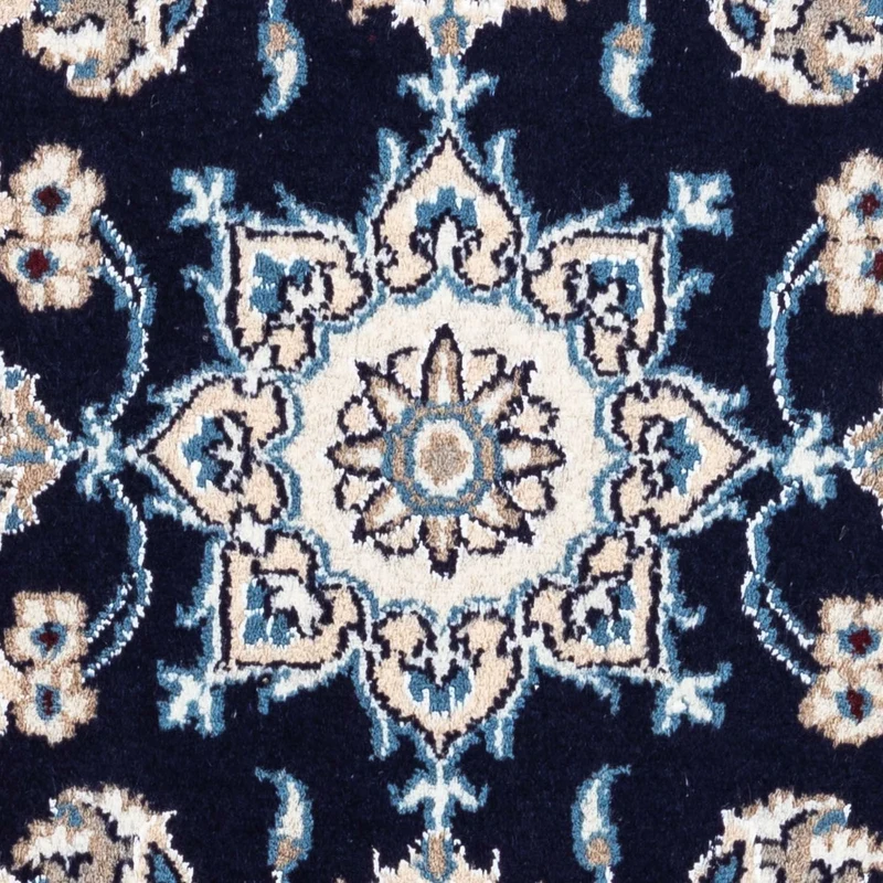 Perserteppich - Nain 67 x 141 cm - dunkelblau