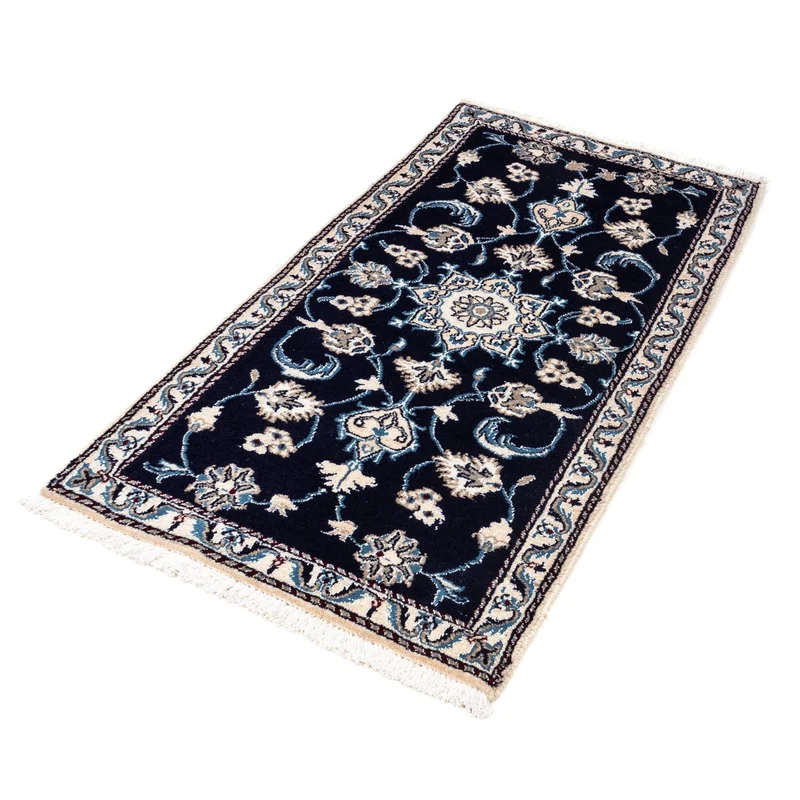 Perserteppich - Nain 67 x 141 cm - dunkelblau