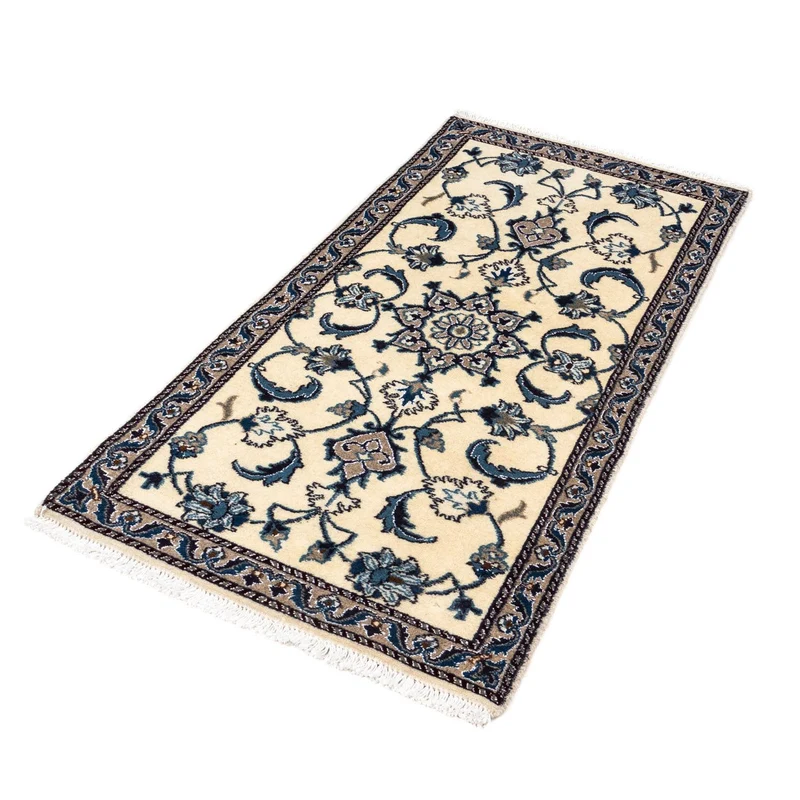 Perserteppich - Nain 65 x 136 cm - beige