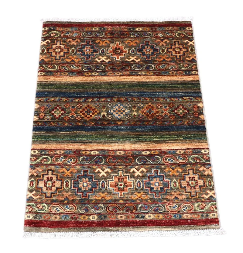 Ziegler Teppich 61 x 84 cm - mehrfarbig