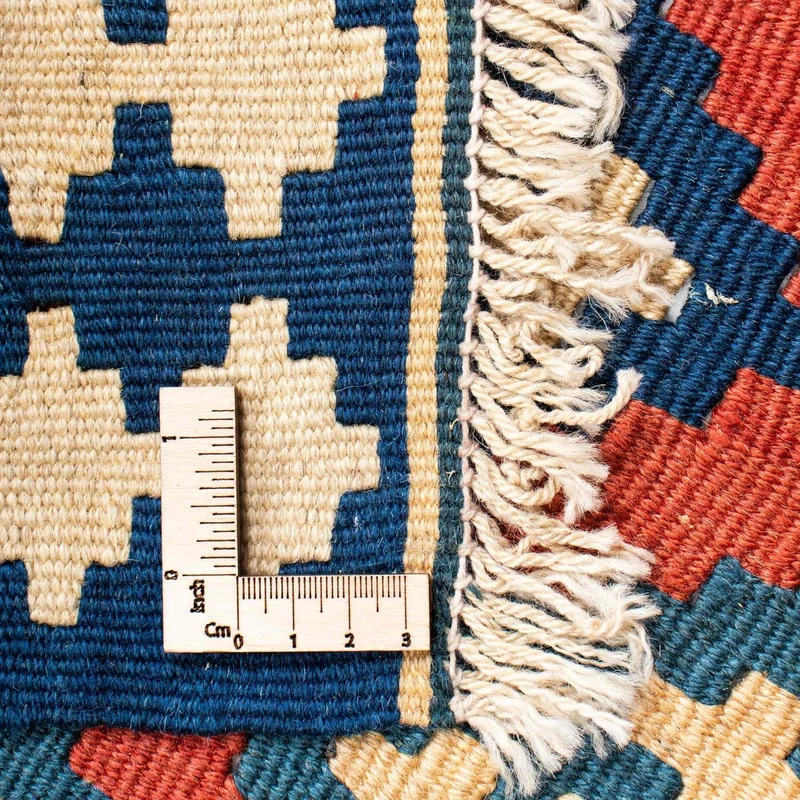 Kelim Teppich - Oriental 106 x 150 cm - dunkelrot