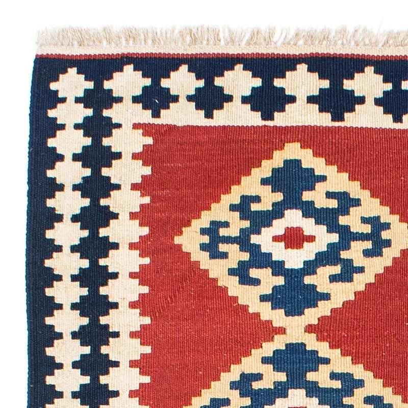 Kelim Teppich - Oriental 108 x 148 cm - rot