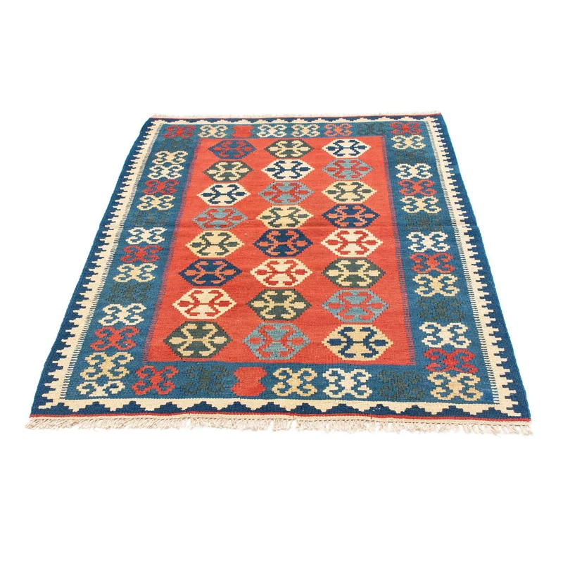 Kelim Teppich - Oriental 106 x 152 cm - rot