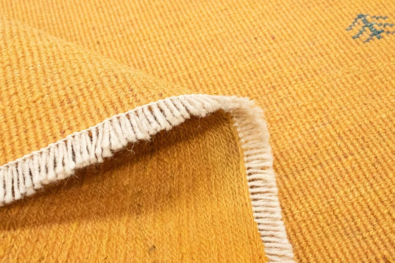 Gabbeh Teppich - Perser 78 x 123 cm - gold