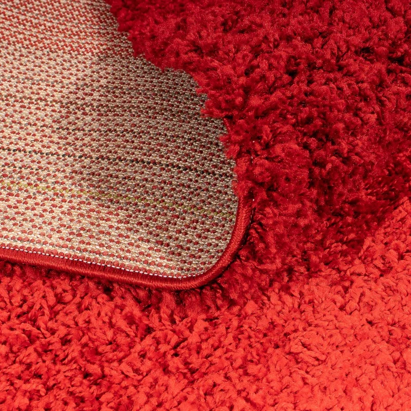 Hochflor Teppich 160 x 230 cm Teppich Wohnzimmer