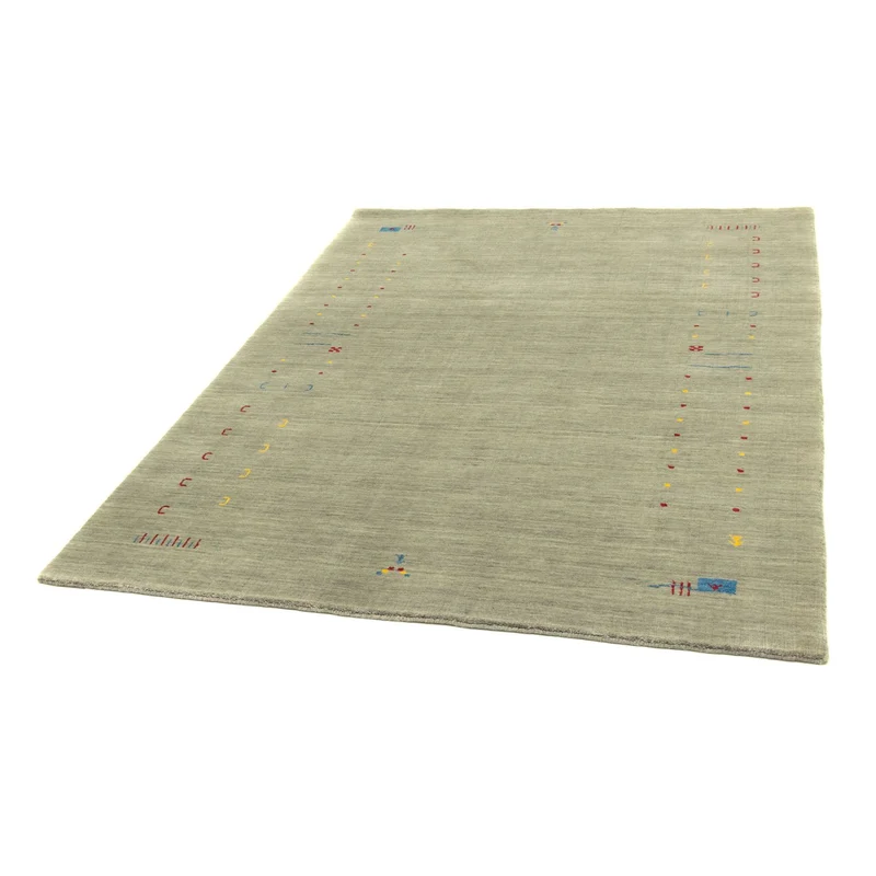 Gabbeh Teppich - Softy 143 x 202 cm - silber