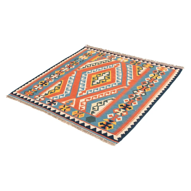 Kelim Teppich - Oriental 100 x 107 cm - orange